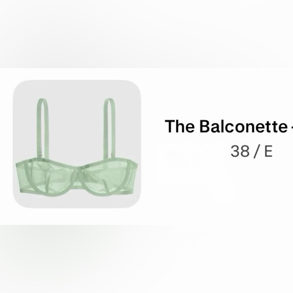 CUUP Mint Green Underwire Bra with dust bag